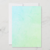 Invitation tropical gold watercolor wedding (Dos)