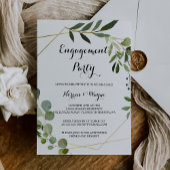 Invitation Tropical Green Feuilles