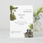 Invitation Tropical Honey Do Outils de douche pour couples (Debout devant)