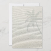 Invitation Tropical Isle Sunrise Mariage rose L2 ID581 (Dos)