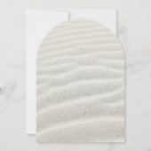 Invitation Tropical Isle Sunrise Mariage Turquoise L2 Arch ID (Dos)