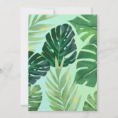 Invitation Tropical Jungle Safari Boy Baby shower Inv (Dos)