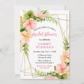 Invitation Tropical Jungle with Foliage Bridal Shower (Devant)