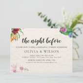 Invitation Tropical La Nuit Avant Le Dîner De La Répétition (Debout devant)