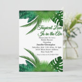 Invitation Tropical Love est dans la Fête des mariées Air Gre (Debout devant)