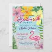 Invitation Tropical Luau Bachelorette (Devant)