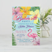 Invitation Tropical Luau Bachelorette (Debout devant)
