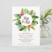 Invitation Tropical Miss to Mme bridal (Debout devant)