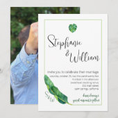 Invitation Tropical Moderne (Devant / Derrière)