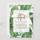 Invitation tropical nous avons attaché le noeud que nous nous (Devant)