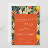 Invitation Tropical Orange Paradise (Devant)