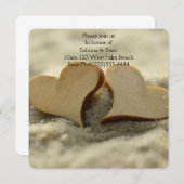 Invitation Tropical Paradise Beach Palm Destiny Destiny'S (Devant / Derrière)