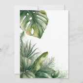 Invitation Tropical Safari Animals 1st Birthday Party (Dos)