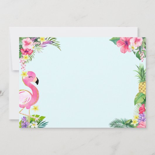 Invitation Tropical Summer 2nd Birthday (Dos)