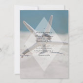 Invitation Tropical Summer Beach QR Code RSVP Mariage (Devant)