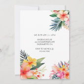 Invitation Tropical Summer Birthday Pool Party (Dos)