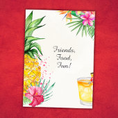 Invitation Tropical Summer Cocktail Divorce Support Party