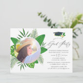 Invitation Tropical Summer Graduation Party (Debout devant)