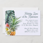 Invitation Tropical Thème Maison ou Bureau Fête de Vacances (Devant)