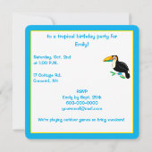 Invitation Tropical Toucan (Dos)