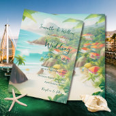 Invitation Tropical Vallarta Destination Mariage mexicaine