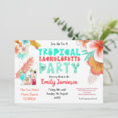Invitation Tropical Week-end Itinéraire Bachelorette Party (Debout devant)