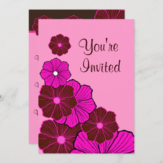 Invitation tropicale (Devant / Derrière)