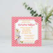invitation tropicale de baby shower de jungle du (Debout devant)