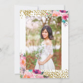 Invitation tropicale de fête de remise des (Dos)