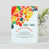 Invitation tropicale de fiesta (Debout devant)
