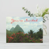 Invitation tropicale de paradis (Debout devant)