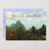 Invitation tropicale de paradis (Devant / Derrière)