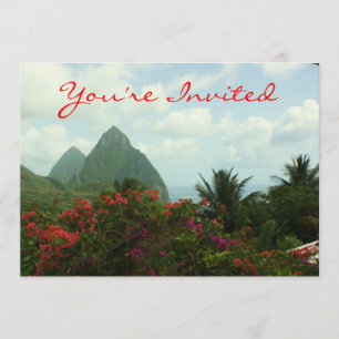 Invitation tropicale de paradis
