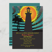 Invitation tropicale de phare (Devant / Derrière)