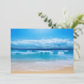 Invitation tropicale de vue d'océan (Debout devant)