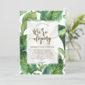 Invitation tropicale liant l'invitation de la fuite de noeud (Debout devant)