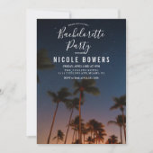 Invitation tropicale pour week-end de jeune fille (Devant)