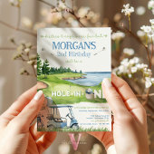 Invitation TROU DANS UN Âge N'IMPORTE QUEL ÂGE Golf Maître In