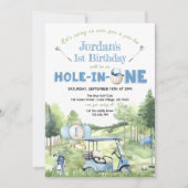 Invitation TROU DANS UN Âge N'IMPORTE QUEL ÂGE Golf Maître In (Devant)