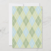 Invitation Trou Dans Un Garçon De Golf Premier Anniversaire P (Dos)