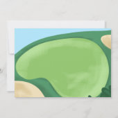 Invitation Trou Dans Un Garçon De Golf Premier Anniversaire P (Dos)