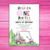 Invitation Trou Dans Une Première Partie De Golf Anniversaire