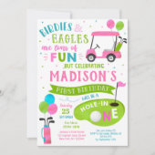 Invitation Trou En Un Golf 1Er Anniversaire Par Tee Invitatio (Devant)