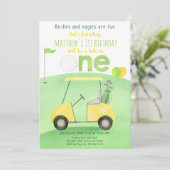 Invitation Trou En Un Golf Premier Anniversaire (Debout devant)