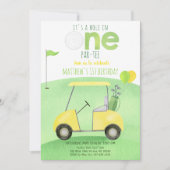 Invitation Trou En Un Golf Premier Anniversaire (Devant)