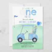 Invitation Trou En Un Golf Premier Anniversaire (Devant)