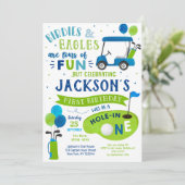 Invitation Trou En Un Golf Première Anniversaire Par Tee Invi (Debout devant)