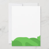 Invitation Trou En Un Par Tee Golf Premier Anniversaire (Dos)