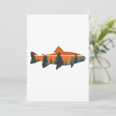 Invitation Trout Fly Fishing Nature Outdoor Fisherman (Debout devant)