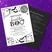 Invitation Trouvé son Boo Halloween Bachelorette Weekend